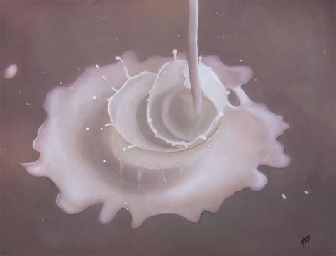 Puddle Of Milk Painting By Michelle Iglesias Pixels