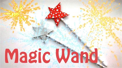 How To Make A Magic Wand Origami Magic Wand Christmas Crafts Youtube