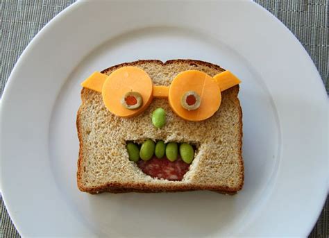 Kids Lunches 4 Easy Sandwich Face Ideas Kids Lunch Simple