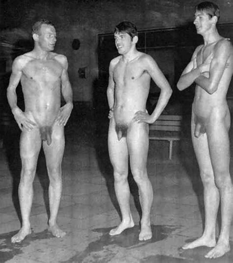 Vintage Nude College Swimming Cumception