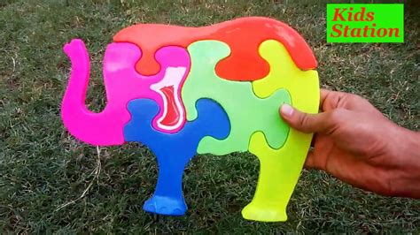 Elephant Puzzle Kids Game Kids Puzzle हाथी पहेली बच्चों का खेल