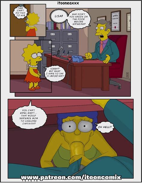 Post 4799499 Comic Itooneaxxx Lisa Simpson Marge Simpson Seymour Skinner The Simpsons