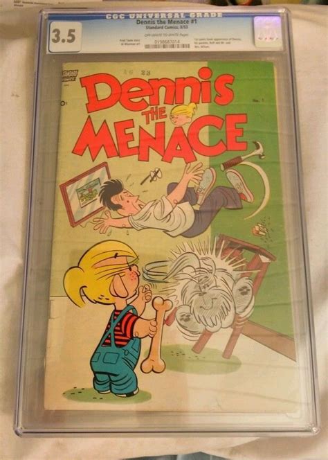 Dennis The Menace 1 Cgc 35 Undervalued Dennis The Menace Golden Age