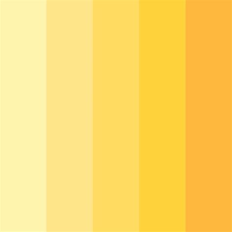 yellow color scheme | Color palette yellow, Monochromatic color scheme, Yellow colour scheme