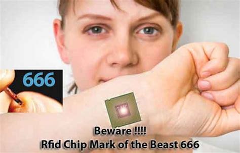 Rfid Chip Mark Of The Beast Microchip 666 Biblical Explanation End