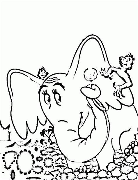 Horton Hatches The Egg Coloring Page - Coloring Home