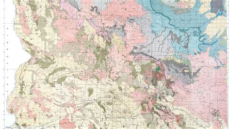 Geological Survey Mapping Arizona Geology Map Rock Hunting