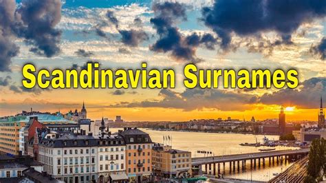 The Meaning Of Your Scandinavian Surname Af 282 Scandinavian
