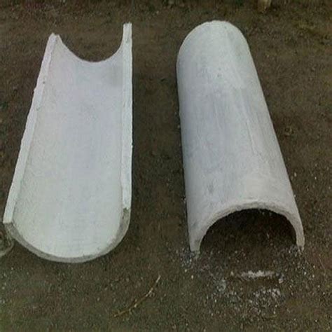 Rcc Half Round Pipe Size 12 Inch X 1 Meter Thickness 40 Mm At Rs