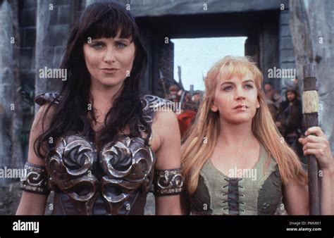 Film Still From Xena Warrior Princess Lucy Lawless Renee O Connor