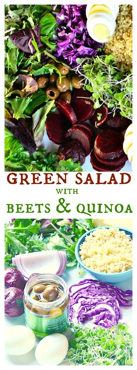 Green Salad With Beets And Quinoa