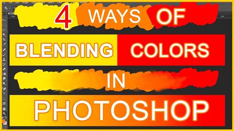 Ways Of Blending Colors In Photoshop Tutorial How To Blend Colors Youtube