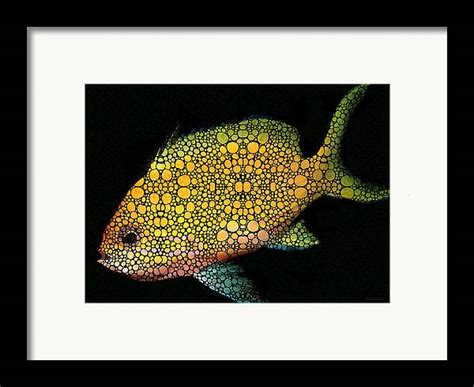 Tropical Fish Art 14 By Sharon Cummings Framed Print By Sharon Cummings