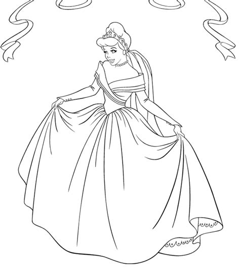 Cendrillon de Disney  Coloriage cendrillon, Coloriage princesse, Coloriage