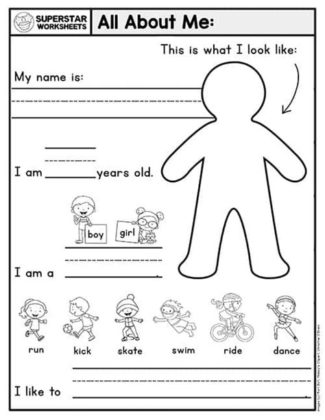 Writing Worksheet For Kindergarten Printable Kindergarten Worksheets