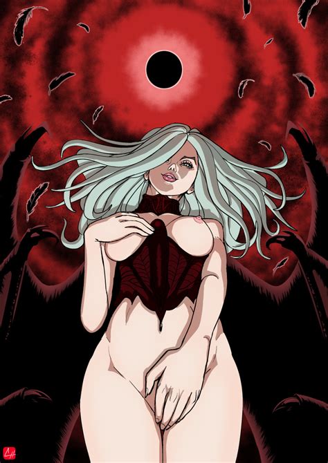 Rule 34 Berserk Big Breasts Breasts Demon Demon Girl Demon Wings Female Monster Girl Moon Slan
