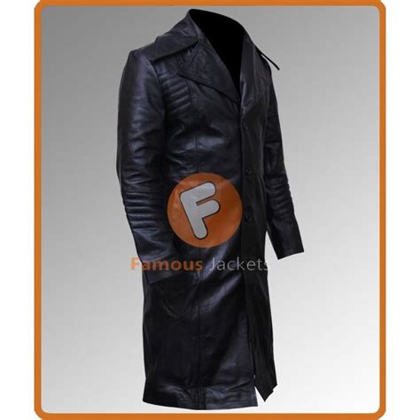 Al Pacino Carlito Brigante Carlitos Way Black Leather Trench Coat