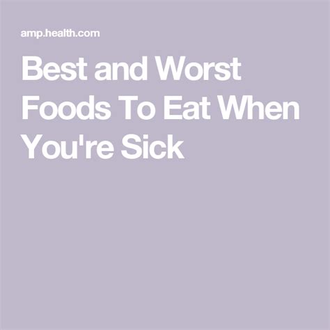 what you should—and shouldn t—eat when you re sick according to doctors food when sick eat
