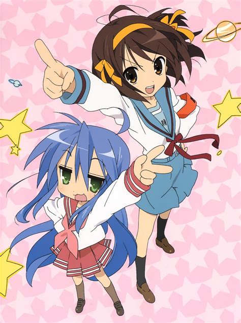 Haruhi Haruhi Suzumiya Series And Konata Lucky Star The Manga Anime Manga Anime Art Lucky