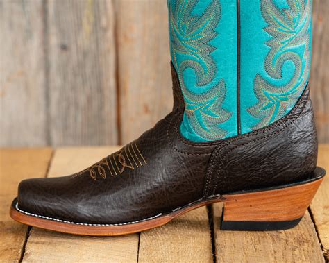 Beastmaster Roughstock Riding Boots Turquoisebrown Beastmaster Pro