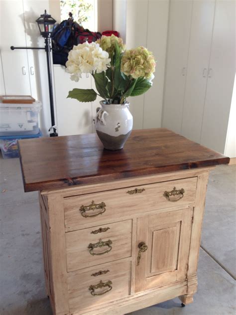 Old Antique Dresser Turned Into Kitchen Island My Mother In Law Is