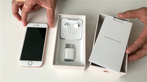 Iphone 8 Unboxing Gold Youtube