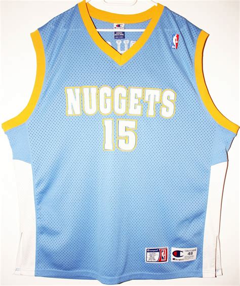 Everything posted here must be related to the denver nuggets. Champion NBA Basketball Denver Nuggets #15 Anthony ...