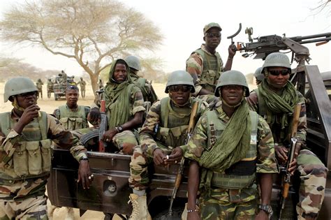 Nigerian Army Special Forces Gather Before Launching An Offensive