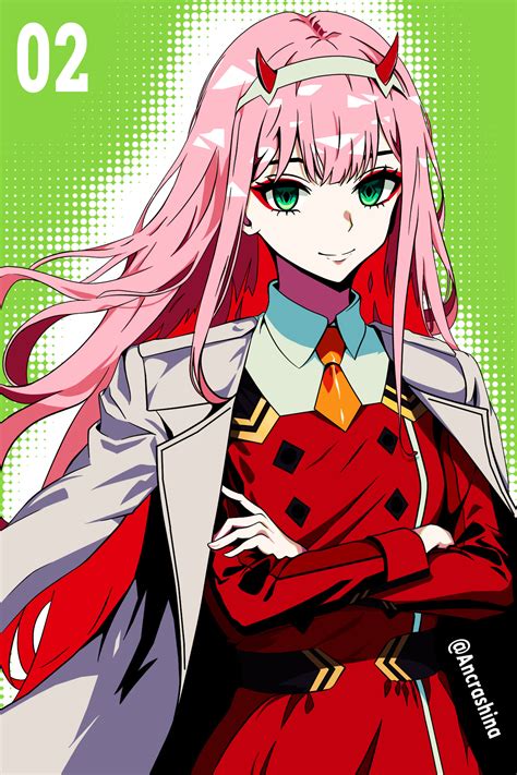 Artstation Color Blast Zero Two Fanart