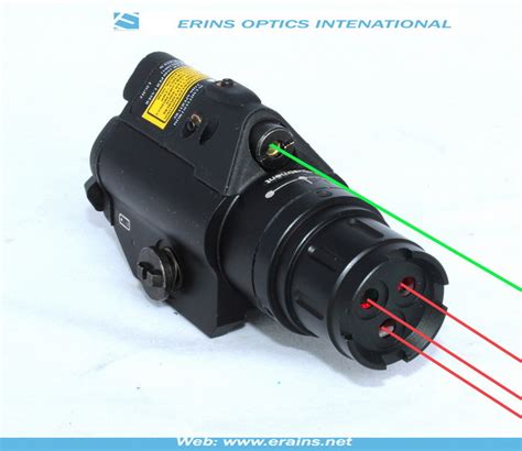 Tactical Triple Red Laser Sight With Single Green Laser Scope Combo