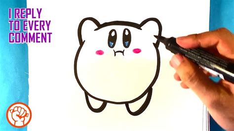 How To Draw Kirby Inhale Easy Pictures To Draw Easy Pictures To