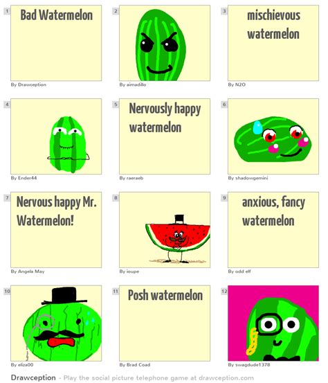 Bad Watermelon Drawception