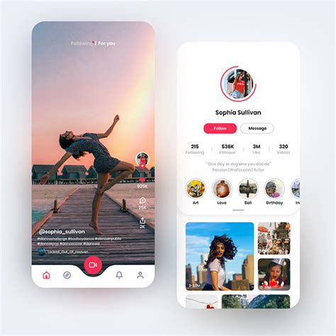 Tik Tok App Redesign On Behance