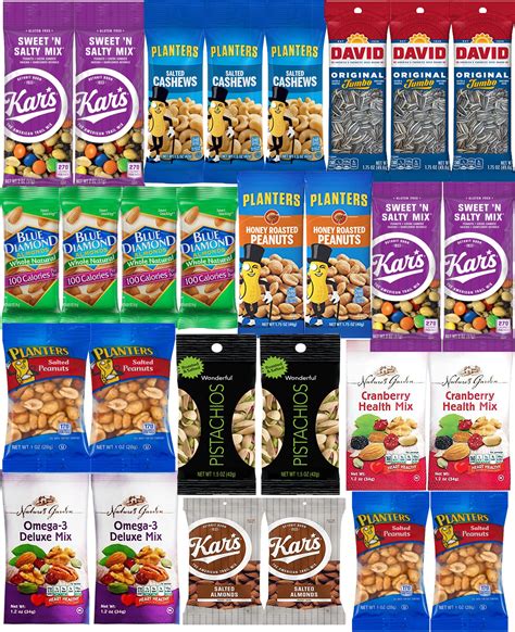 Nuts Snack Packs Mixed Nuts And Trail Mix Individual Packs Healthy