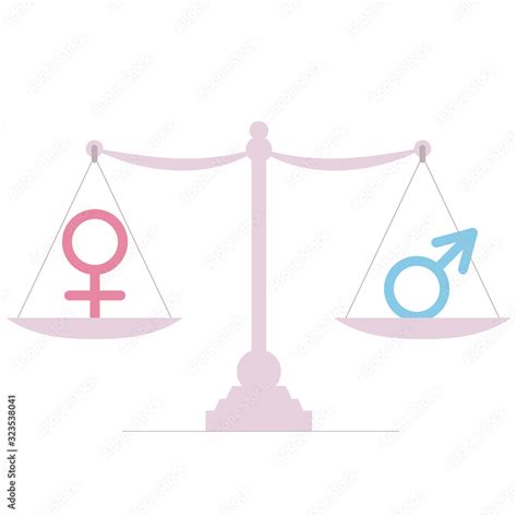Equality Of Men And Women Male And Female Equality Concept Gender Equality Concept Gender