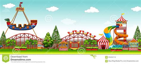 13 Amusement Park Clipart Preview Theme Park Rides Hdclipartall