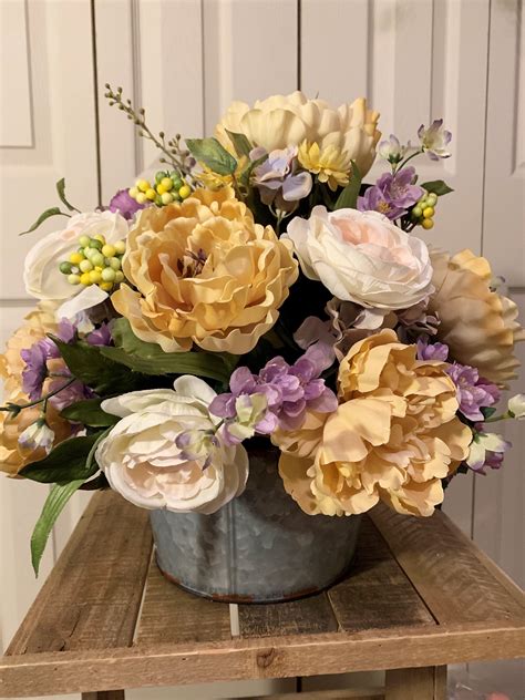 Gorgeous French Country Style Floral Arrangement Centerpiece Etsy