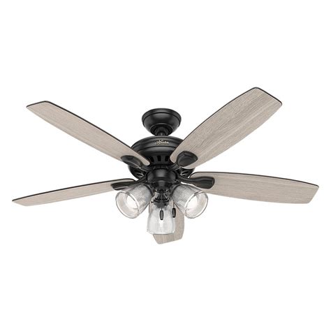 White color changing integrated led outdoor brushed nickel ceiling fan with light kit and remote control. Hunter Highbury II 52 in. LED Indoor Matte Black Ceiling ...