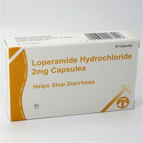 Loperamide Hydrochloride 2mg 30 Capsules Pharmacy Online