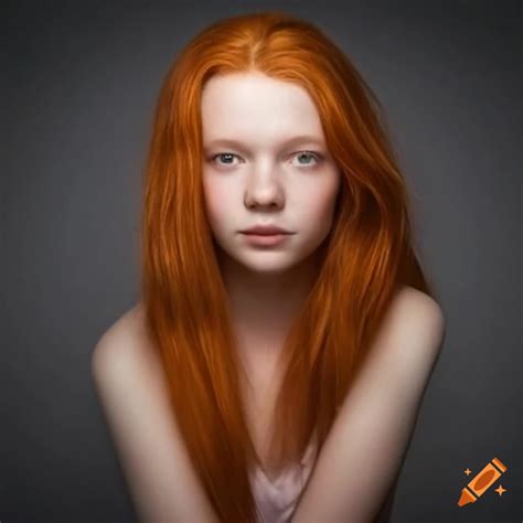 Portrait Of A Ginger Girl