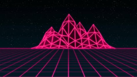 Pink Retrowave Neon Art Graphics 4k Hd Vaporwave