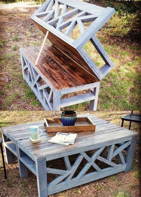 How to make a fire pit bench. 15 Absolutely Cool DIY Outdoor Furniture Projects You ...