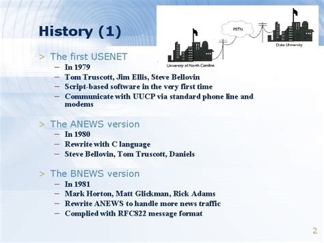 Usenet History 1 The First Usenet In 1979