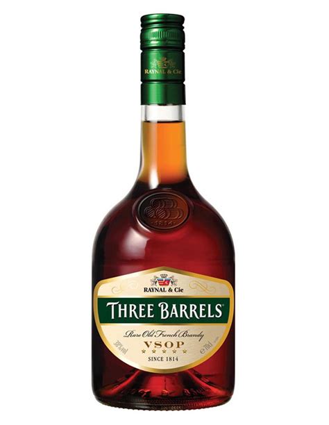 Three Barrels Vsop Brandy 1l