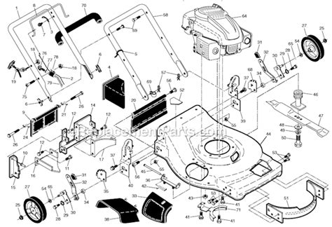 Husqvarna Self Propelled Lawn Mower Parts Diagram Reviewmotors Co