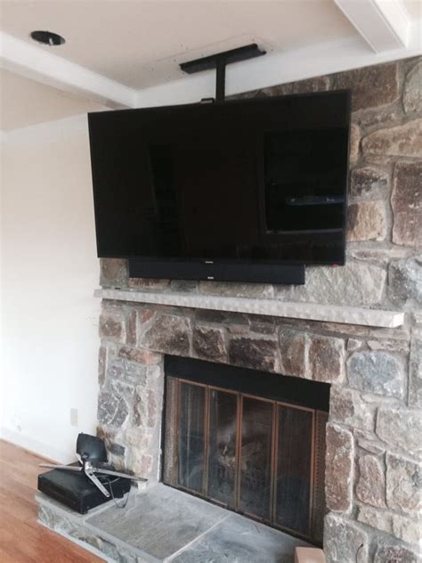 Can You Mount A Tv On Brick Fireplace Fireplace Guide By Linda