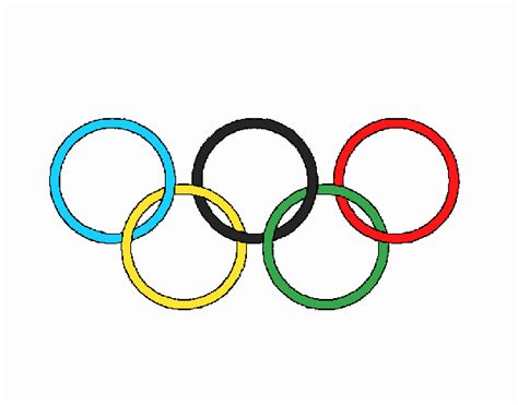Llegan los juegos olímpicos y crece la curiosidad sobre cuáles son los deportes olímpicos y la historia del evento. Dibujo de Anillas de los juegos olimpícos pintado por en ...