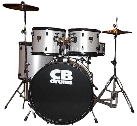 Cb Percussion 5 Piece Drum Kit With Cymbals Hardware And Throne Angel