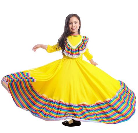 High Quality Little Girls Mexican Dress Birthday Party