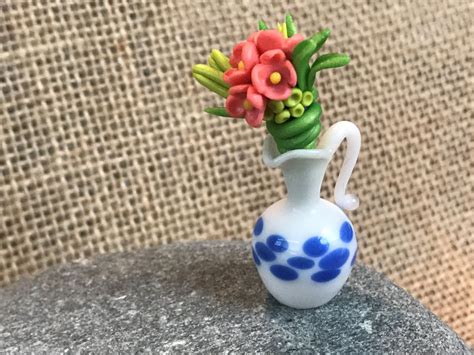 Miniature Vaseminiature Flower Bouquetdollhouse Miniaturespolymer